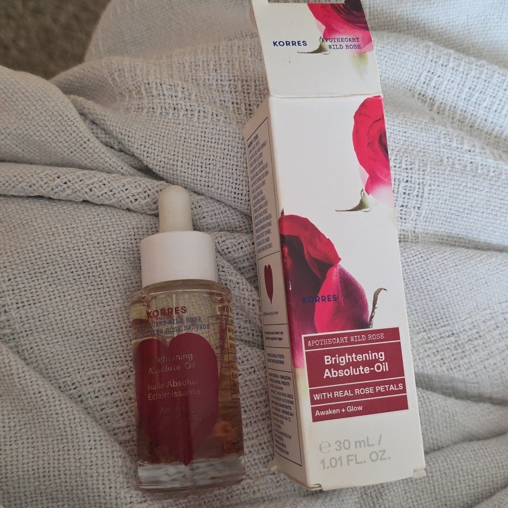 NIB Korres Brightening Rose Absolute Oil 1 Fl Oz